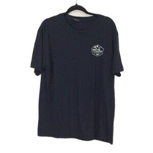 District T-Shirt Men’s Size L Dark Blue Smokey Mountain Jeep Outfitters Graphic